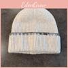 Knitted Hat Simple With Solid Color Design Suitable For Daily Cold Seasons