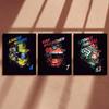 Modern Poster Formel 1 Helme Rennfahrer Legenden Poster Print Fashion Art Cool Racer Room Wall Canvas Painting Room Home Decor