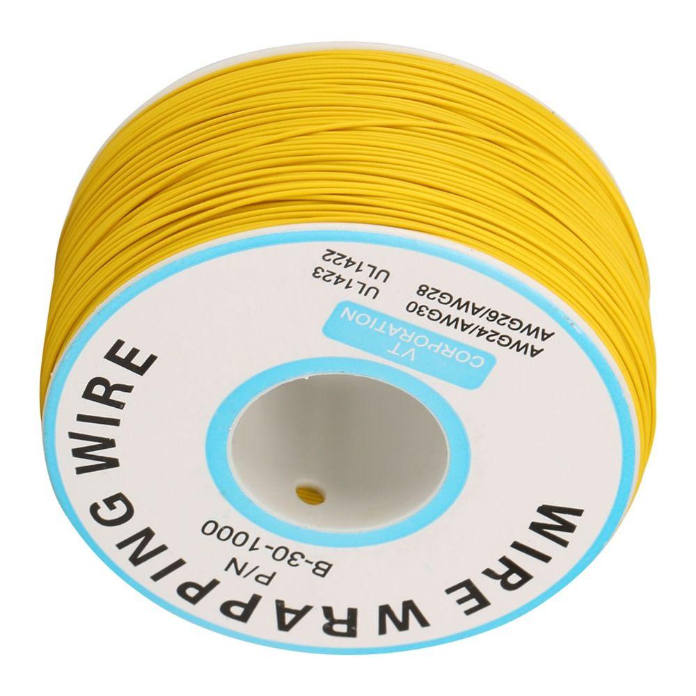 Colorful 30AWG Wire Wrapping Copper Wire 0.25mm Core Diameter 200M Single Copper Wire Strand Wrapping Wire Circuit Board