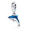 925 Silver Ocean Series Turtle Crab Charm Beads for 3mm Bracelet DIY Jewelry Making 100% Authentic