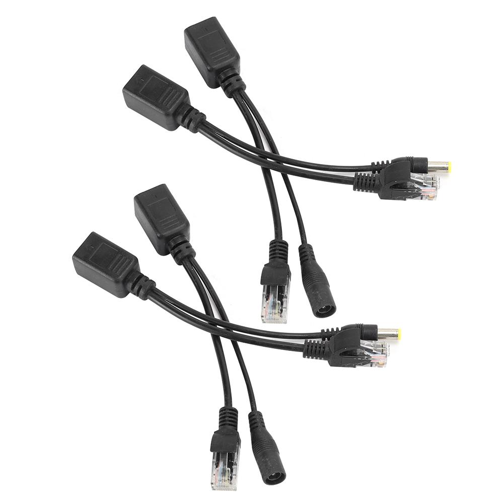 2 Pairs POE Splitter Network Camera Power Supply Module Separator Monitoring Equipment 12V