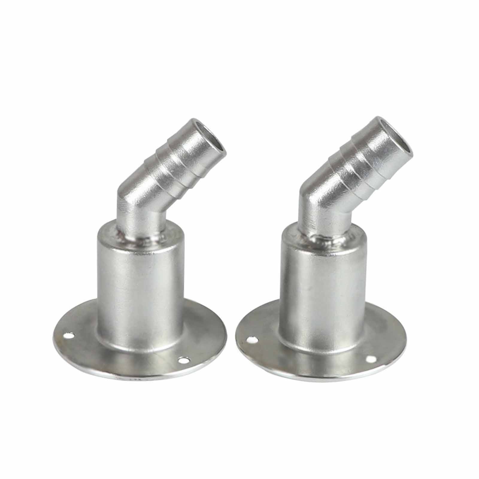 

Heater Exhaust Port – Fuel Oil Heater Vent Hole with Gasket, & Yacht Heating System Accessory S серебряный