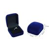 Bulk Engagement Ring Packaging Box Velvet Valentine 'S Day Gift Wedding Ring Showcase Organizer Jewelry Stud Earrings Storage Box
