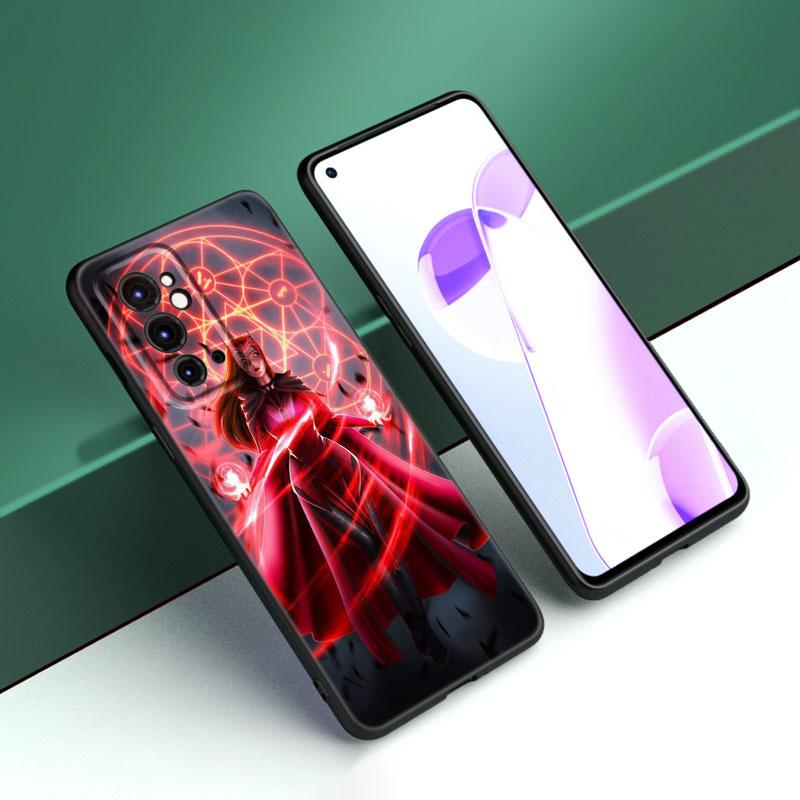 Scarlet Witch Black Silicone Phone Case For OnePlus 9R 10R 11R 12R ACE 2 Pro 2V 3V Nord CE 2 3 Lite 4 N10 N20 N30 SE 5G