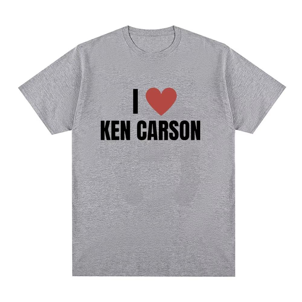 I Love Ken Carson T Shirts Unisex Women Fashion Hip Hop TShirt Cotton Casual Cozy Oversized Short Sleeve Tshirts Streetwear