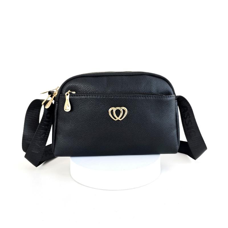 

New bag women s fashion lychee pattern shoulder bag versatile messenger small square bag