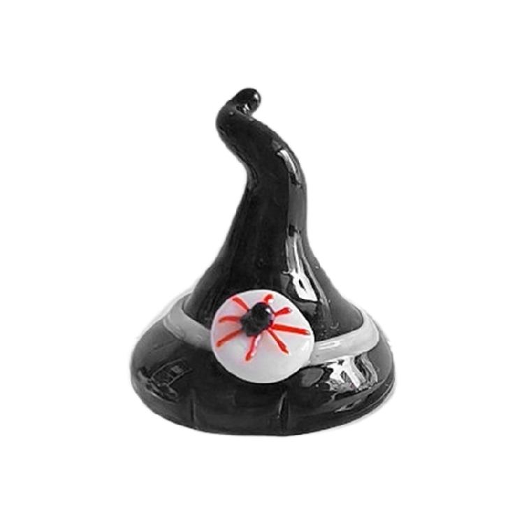 Halloween Color Glass Wolf Ghosty Pumpkin Sculpture Home Office Decoration Gift