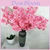Lifelike Artificial Cherry Blossom Stems Floral Arrangement Event Decor Photography Props