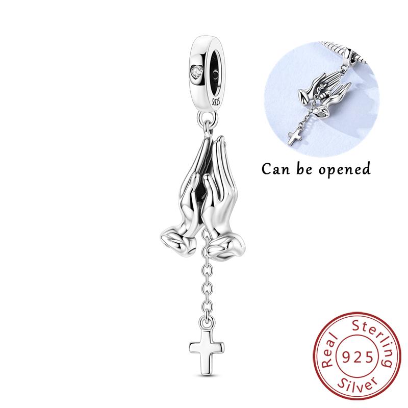 Original Charms Beads Pendant Copper Red Polka Dot Doll Charms Fit Bracelet Necklace Pendant For Women Jewelry Gift