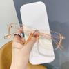 Women Myopia Glasses Blue Light Blocking Glasse Men Classic Square Frame Clear Eyeglasses 0 To -4.0 Computer Glasses Eye Glasses