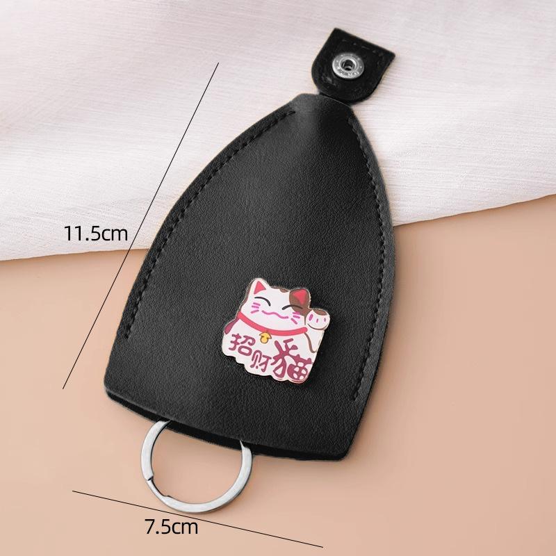 Étui à clés rétractable Mignon Porte-monnaie grande capacité Étui porte-clés à cordon de serrage