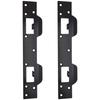 Double Holes Front Door Security Devices Rustproof Heavy-Duty Reinforcement Plate  Door Handle