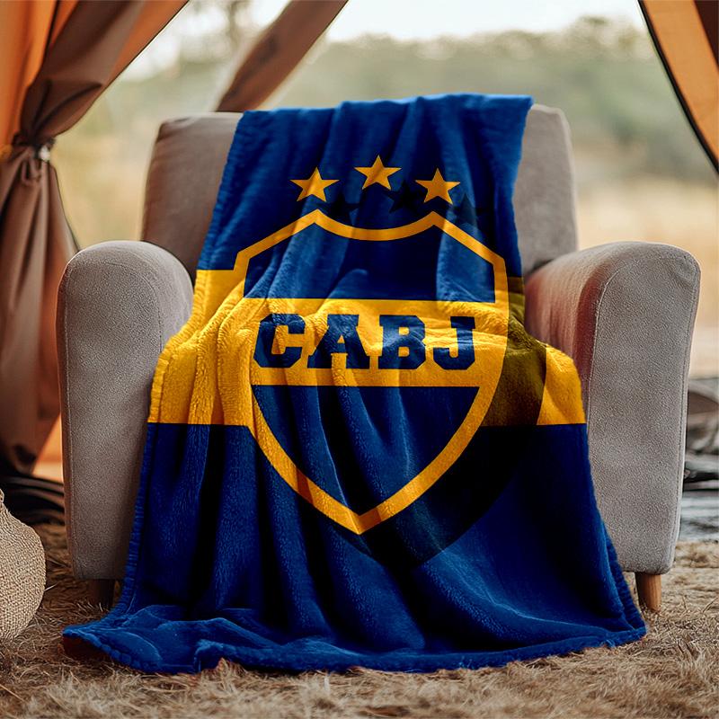 Cabj Flannel Blanket Soft Warm All-Season Throw, Design for Camping, Car Travel, Hiking Sofa, Bed, Office Perfect Gift for Parties