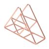 Napkin Holder Fashion Thickened Widened Triangular Freestanding Metal Wrought Iron Vertical Tissue Holder