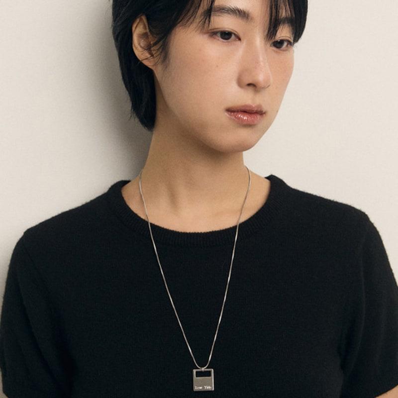 LOW TIDE [1st REORDER] LOWTIDE NECKLACE [SILVER]