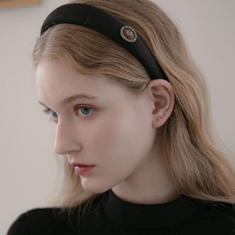 

Жан Поль Кларисс Овальный Деко Ободок для волос JC001HB Gray Stone