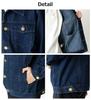 Arcade Denim Jean American Street Size L to Indigo Blue Men's Jacket, Jacket, Blouson, Coverall, Casual, Style, (equivalent M),