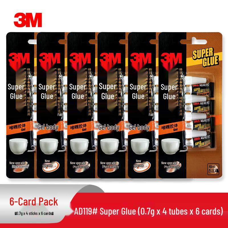 3M AD119 Прозрачный Гелевый Мгновенный Клей