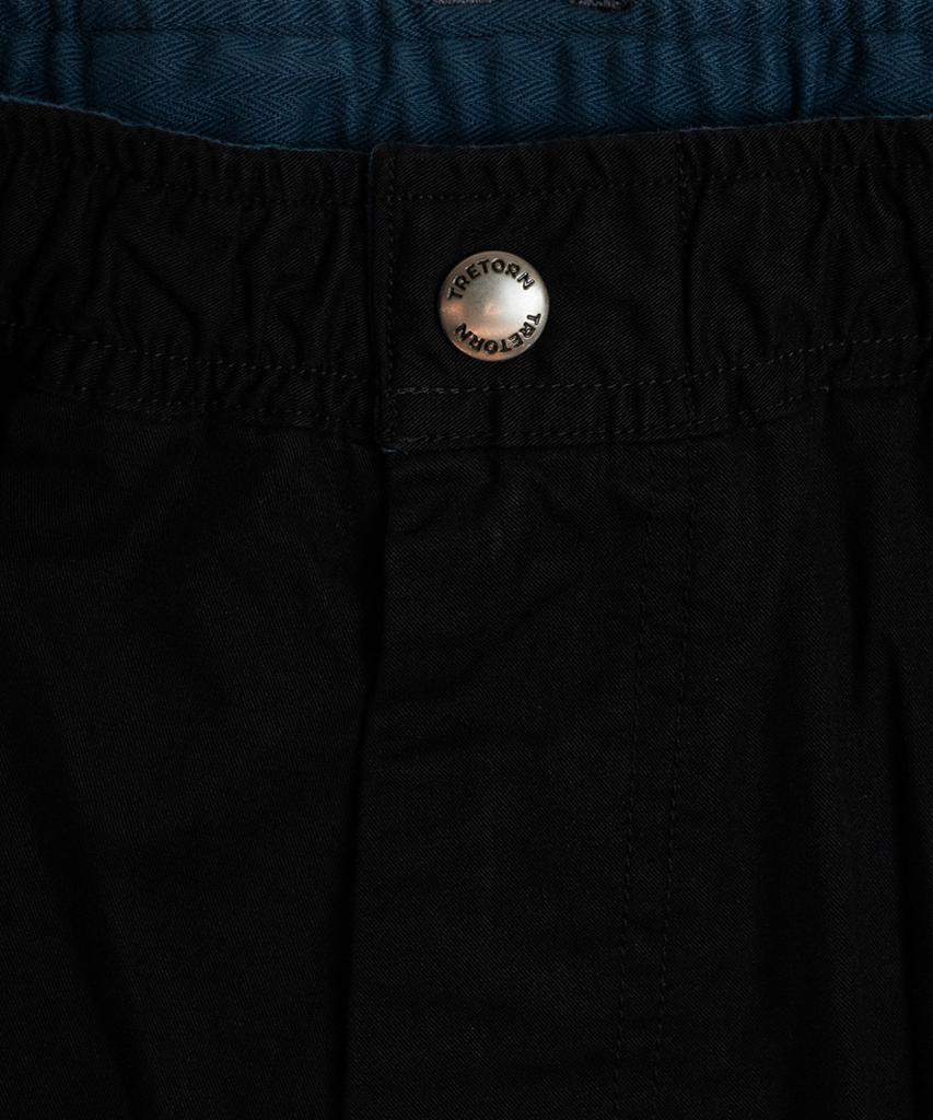 Teuletong Cotton Twill Cargo Pants - Black