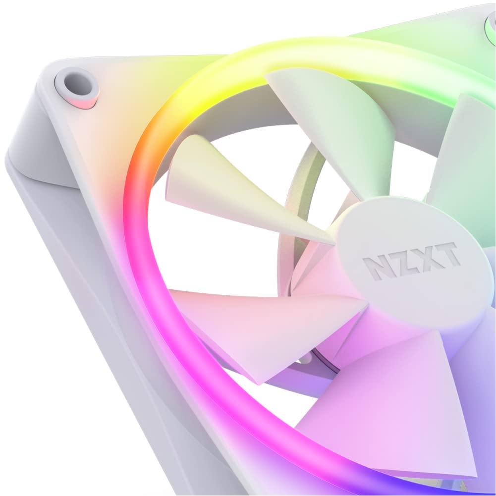 NZXT F120RGB 120 mm x3 RGB-Controller inklusive weißem PC-Gehäuselüfter FN1764 & RF-R12TF-W1