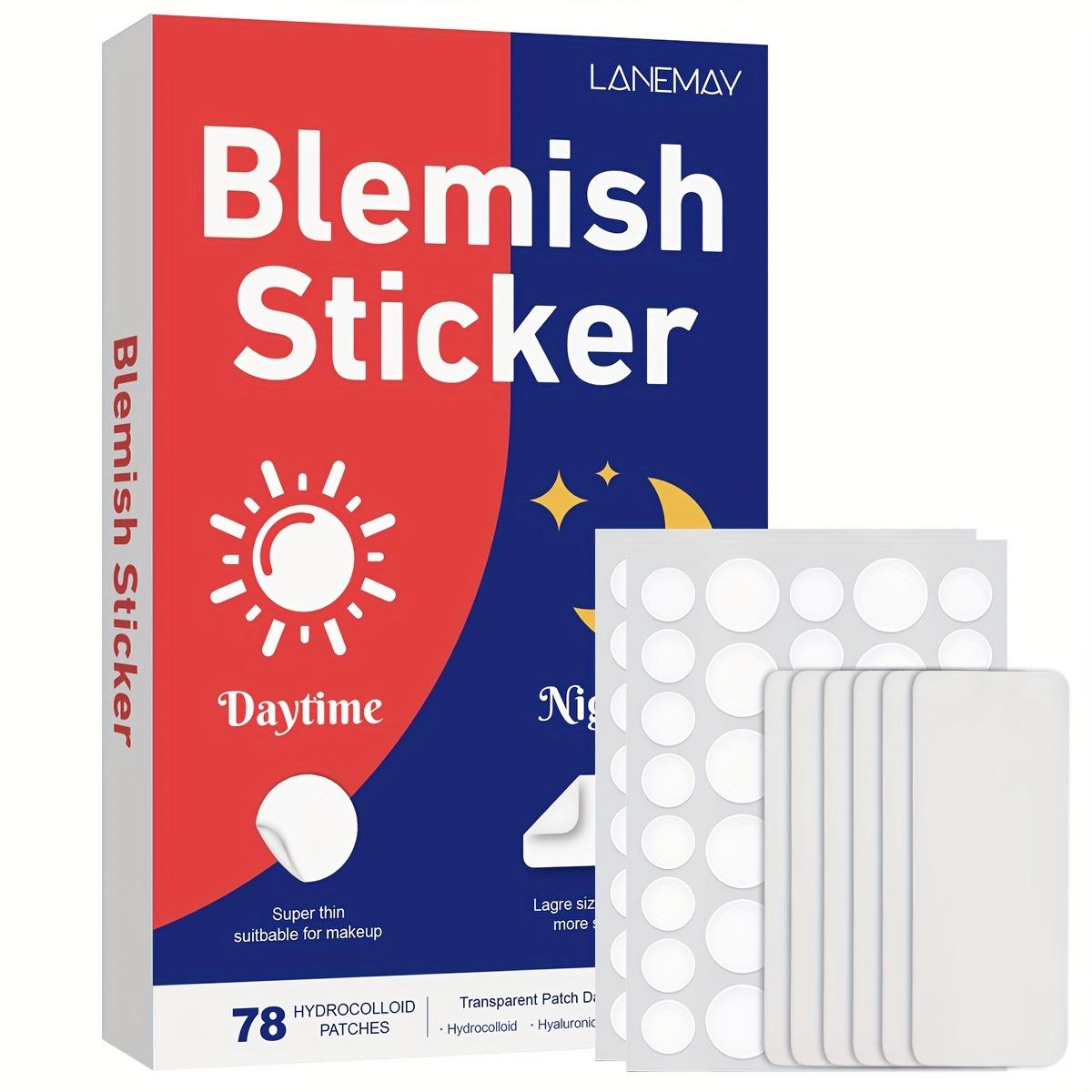 

78pcs/set Face Skin Care Acne Pimple Patch 2 Sizes Invisible Professional Healing Absorbing Spot Sticker Covering for Men Women 78pcs/set