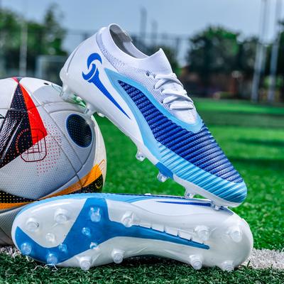 Men  Soccer Shoes Society Cleats Professional Outdoor Football Field Boots Grass Training Football Shoes Long Spikes Sneaker