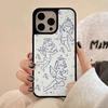 Süßer kleiner Engel geeignet für iPhone17promax Handyhülle 15 süß 14 große Löcher 16 matt PC13 Hartschale