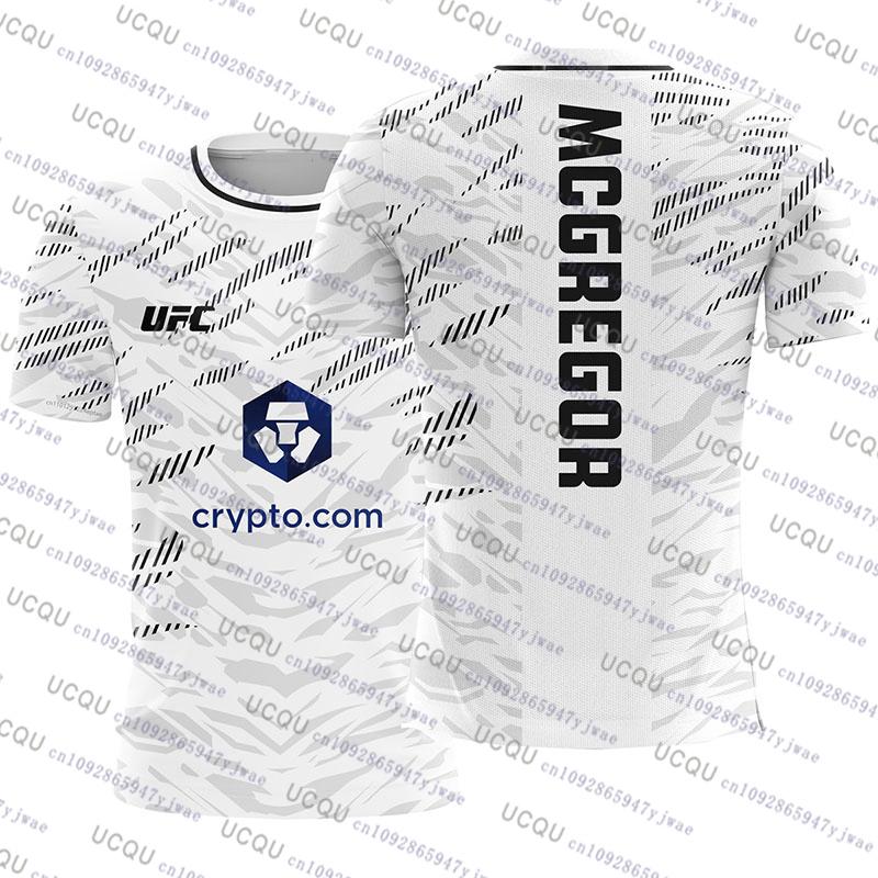 ETST 03 UFC 2025 Nieuwe Mode Conor McGregor Mixed Martial Art T-shirt 3D Print Korte Mouw Vechten Tops Vintage Sportkleding MMA Jersey 2XL