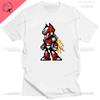 Official Megaman Player Select Men'S T-Shirt Mega Man Video Game Men Printed Tee Fashion Summer Cotton Casual Men'S Gift T Shirt