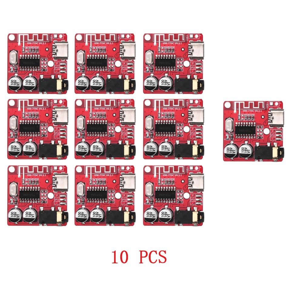 Mini Bluetooth 5.1 Audio Decoding Module MP3 Audio Decoding Type-C 3W 3.5mm Interface Decoding Board for Home/Car Audio DIY