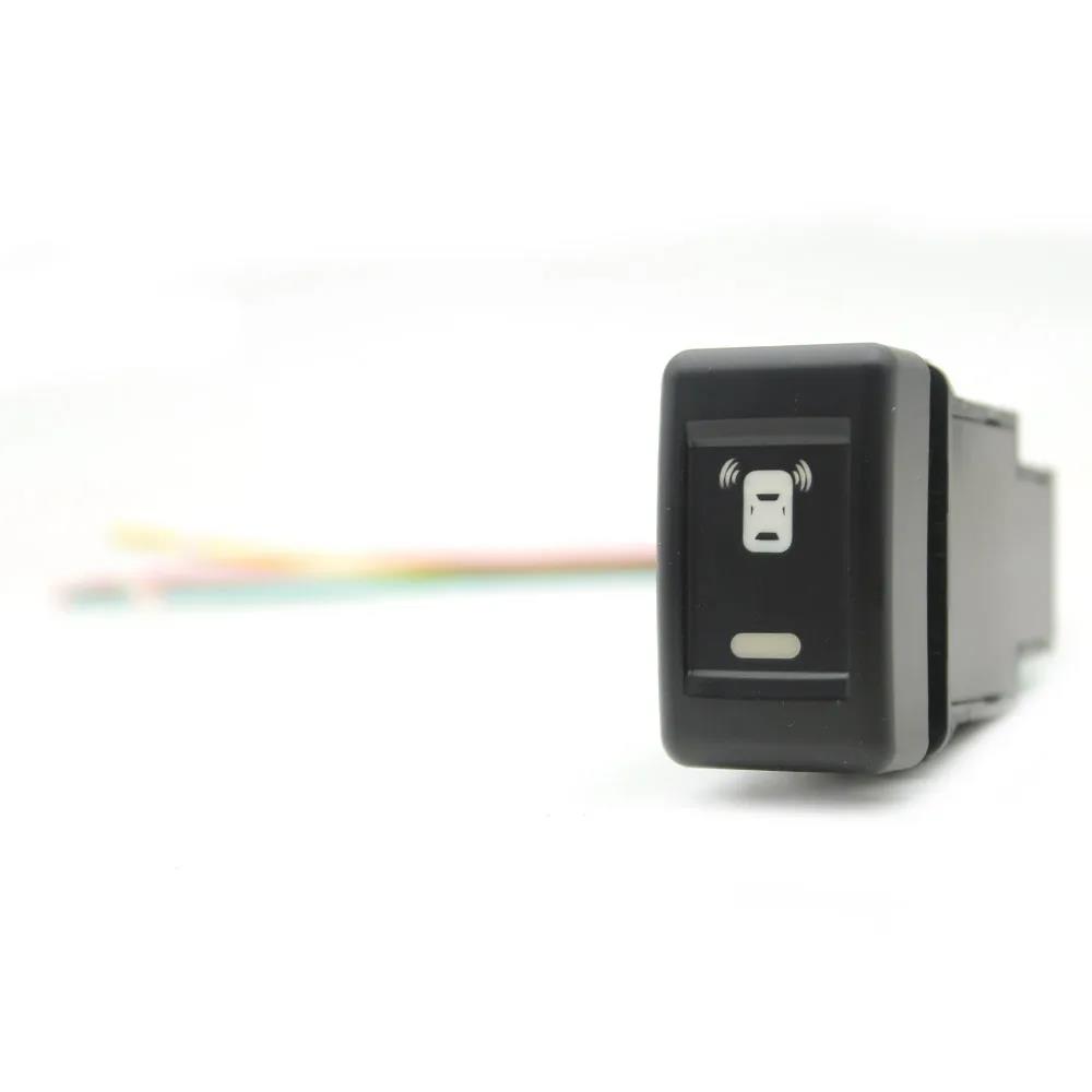 1PC LED DRL Light Radar Power On Off Camera Rearview Mirror Front Rear Fog Lamp Switch Button With Wire For Isuzu KV100 700P