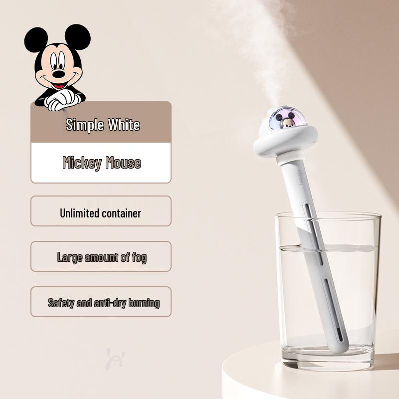Silent Desktop & Car Humidifier - Large Capacity & Spray, Portable Atomizer for Home & Bedroom