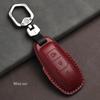 Leather Car Key Cover Case For Ford Mondeo Ranger S C Max Explorer 5 Fiesta ST F15 Mk4 MK3 MK5 Ring Accessories Key Chain