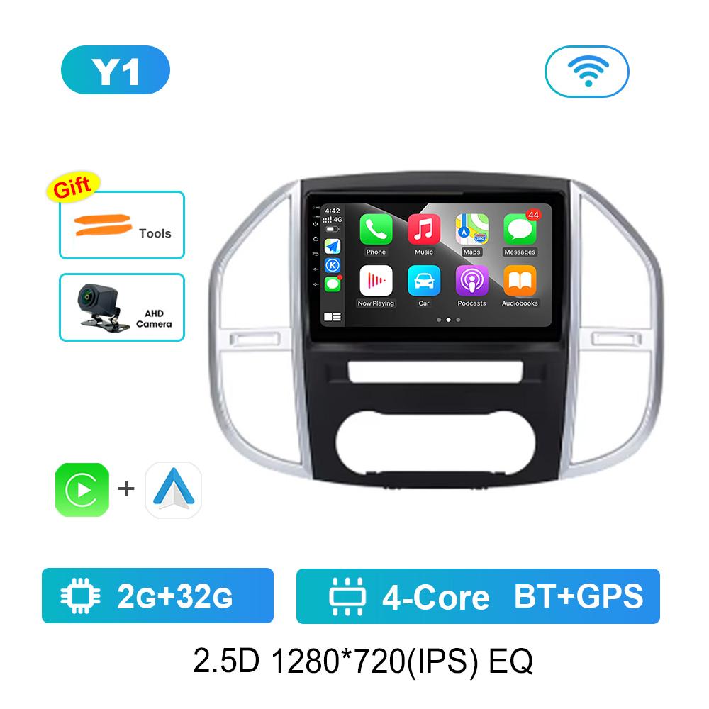10.1'' Android OS Carplay Car Radio Multimedia Player for Mercedes Benz Vito 3 2014 - 2020 GPS Navi WiFi HD Screen 4G Auto Tools