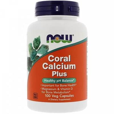 Coral Calcium Plus, 1430 mg, 100 kapsułek
