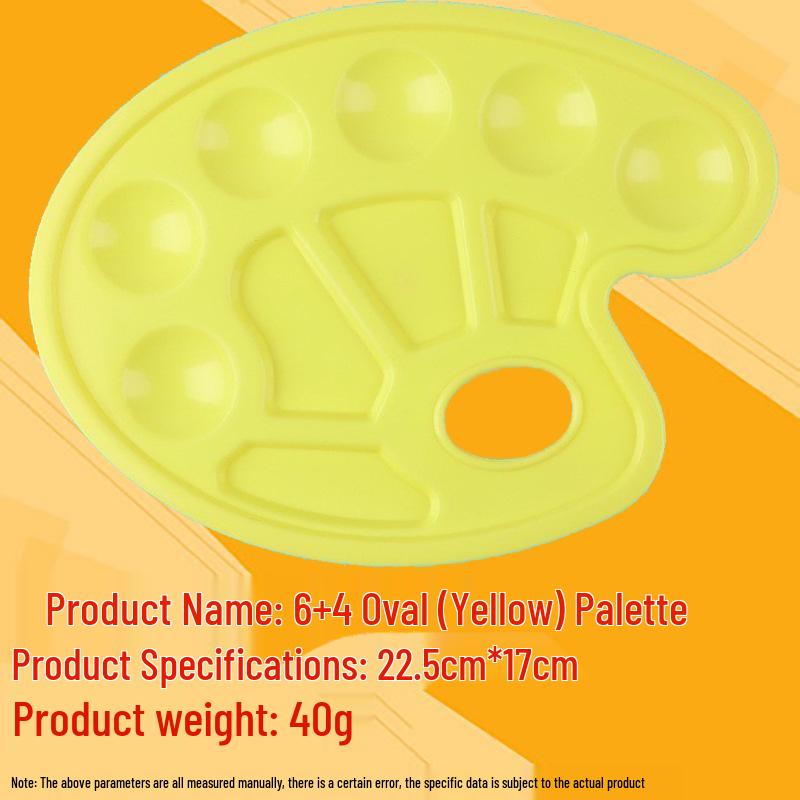 Children's Plastic Color Mixing Palette for Gouache Paints