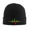 Music Reggae Jamaica Rasta Knitted Hat Women's Men's Beanie Autumn Winter Hat Acrylic Warm Melon Cap