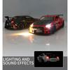 1/24 Skyline Ares Nissan GTR R34 R35 Legierung Sportwagen Modell Diecast Metall Rennwagen Modell Simulation Sound Licht Kinderspielzeug Geschenk