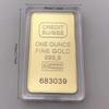 1 COPY CREDIT SUISSE 1OZ Gold-plated Bar Commemorative Coin Collection of Commemorative Coins with Different Numbers