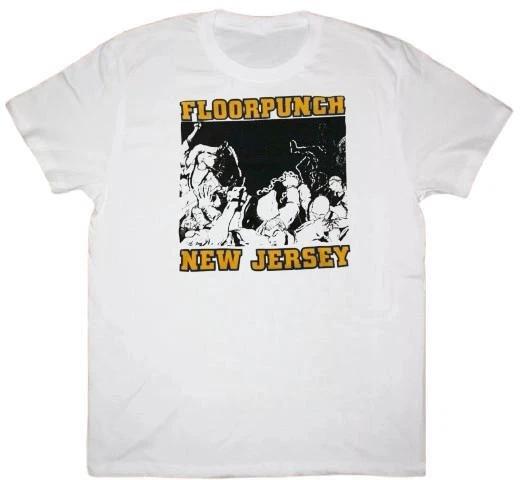 Rare Floorpunch - New Jersey Graphic Print Mens Unisex 100% Cotton T-shirt Mens Tees Top 2XL