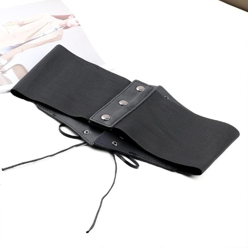 Stretchy Cinch Belt For Dresses Buckle Slimming Body Belts for Women Elastic High Waist Hiphop Rock Nightclub Sexy Jeans
