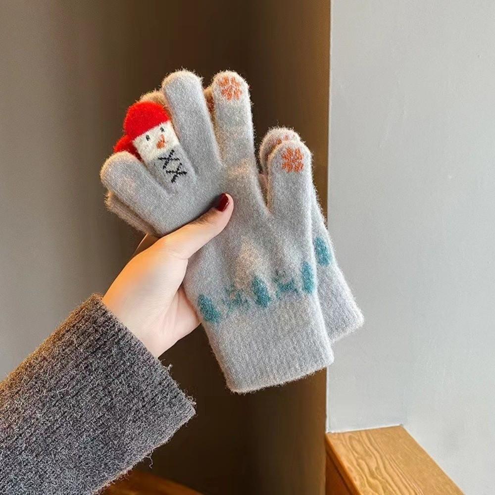 Kältefeste Touchscreen-Handschuhe Warme Fäustlinge Mode Warme Handschuhe Winter