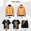 Haikyuu!! Bokuto & Hinata Black Wolves Volleyball Cosplay Summer Set