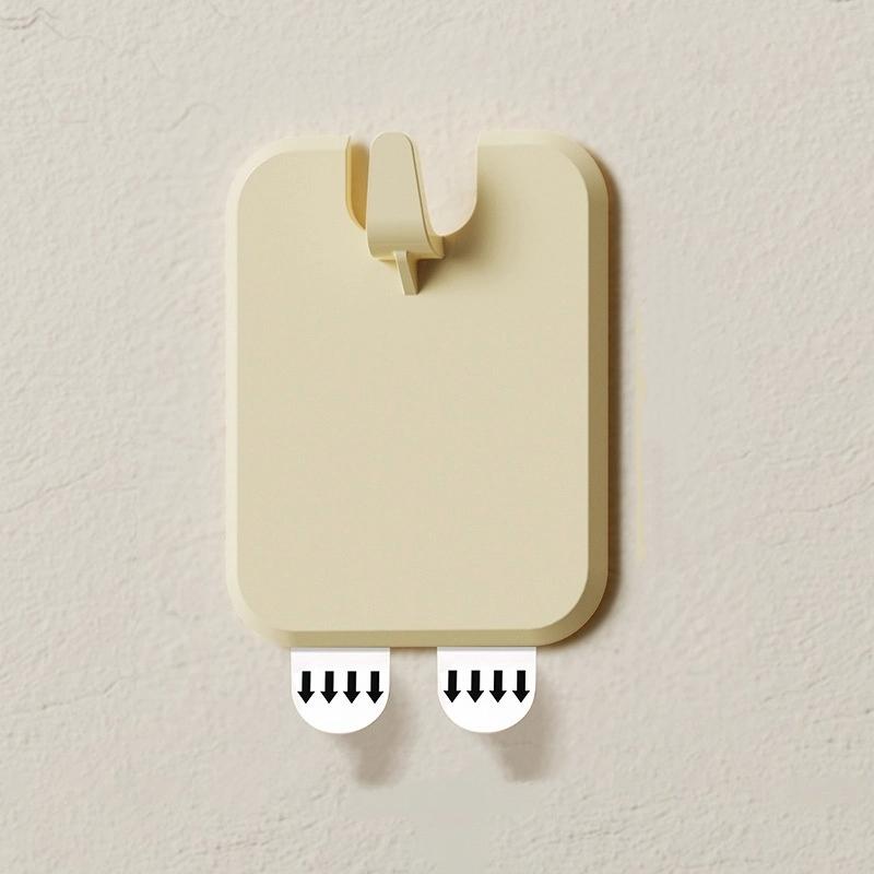 

Strong Adhesive Hooks No Drilling Waterproof Hooks For Picture Frames Posters Kitchen Bathroom Accessories бежевый