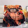 Naruto (Color Background)  Print Flannel Blanket, High quality Comfortable for All Seasons, Home Decor, Warmth and Comfort