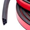 5m/10m/16m/20m Car Door Seal Auto Double Layer Trunk Sealer 5 Hole Shape Noise Insulation Car Door Seal Strips