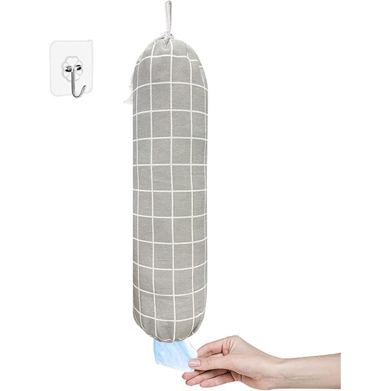 Wall Mount Organizer Plastic Bag Holder Shopping Bags CarrierWashable For Home Kitchen TravellingWith Drawstring 20cm15cm 1480₽