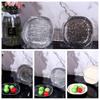 Plastic Candy Plate Transparent Dinner Plate Easy To Clean Fruit Plate  Kitchen