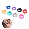RSAMD Man Titanium Steel Ear Clip Without Pierced EarsBuckle Women Earring Y~NA-Blue