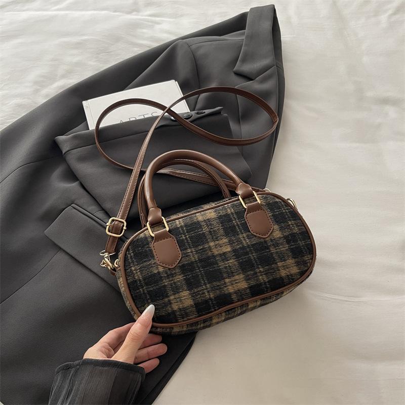 Высококачественная клетчатая сумка женская новая модная сумка-мессенджер портативная сумка для боулинга